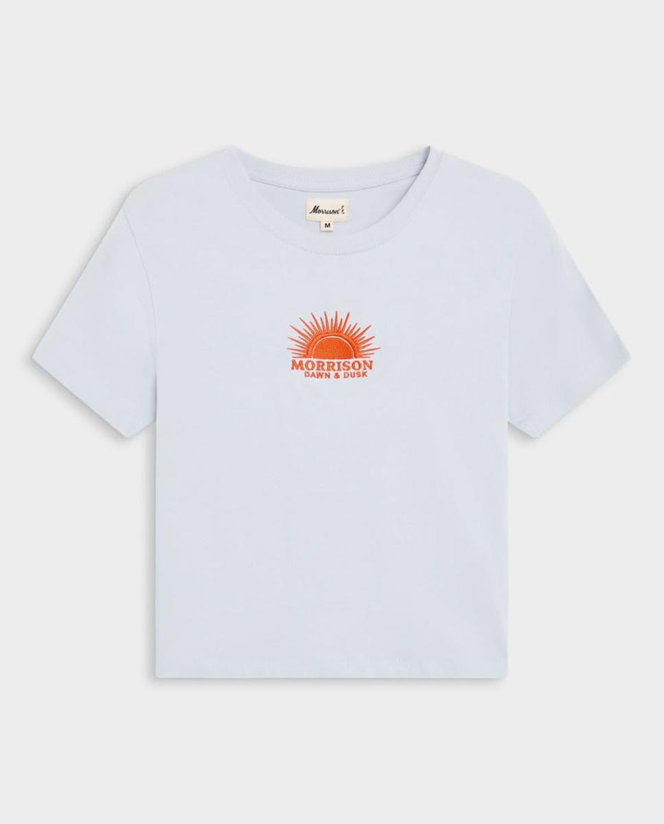 Imagen 0 de Camiseta de hombre de manga corta y bordado frontal
