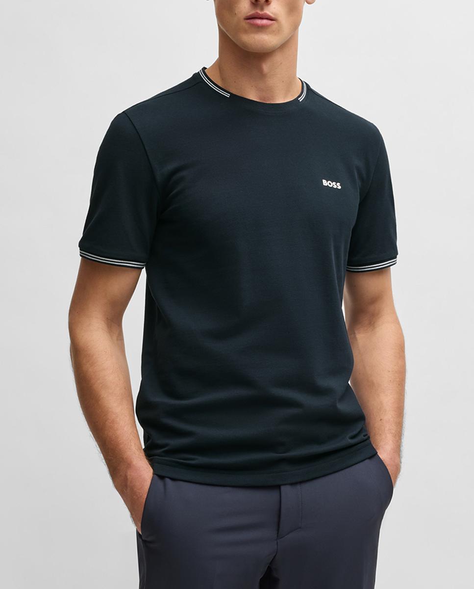 Imagen 0 de Camiseta manga corta de hombre cuello caja tallas grandes