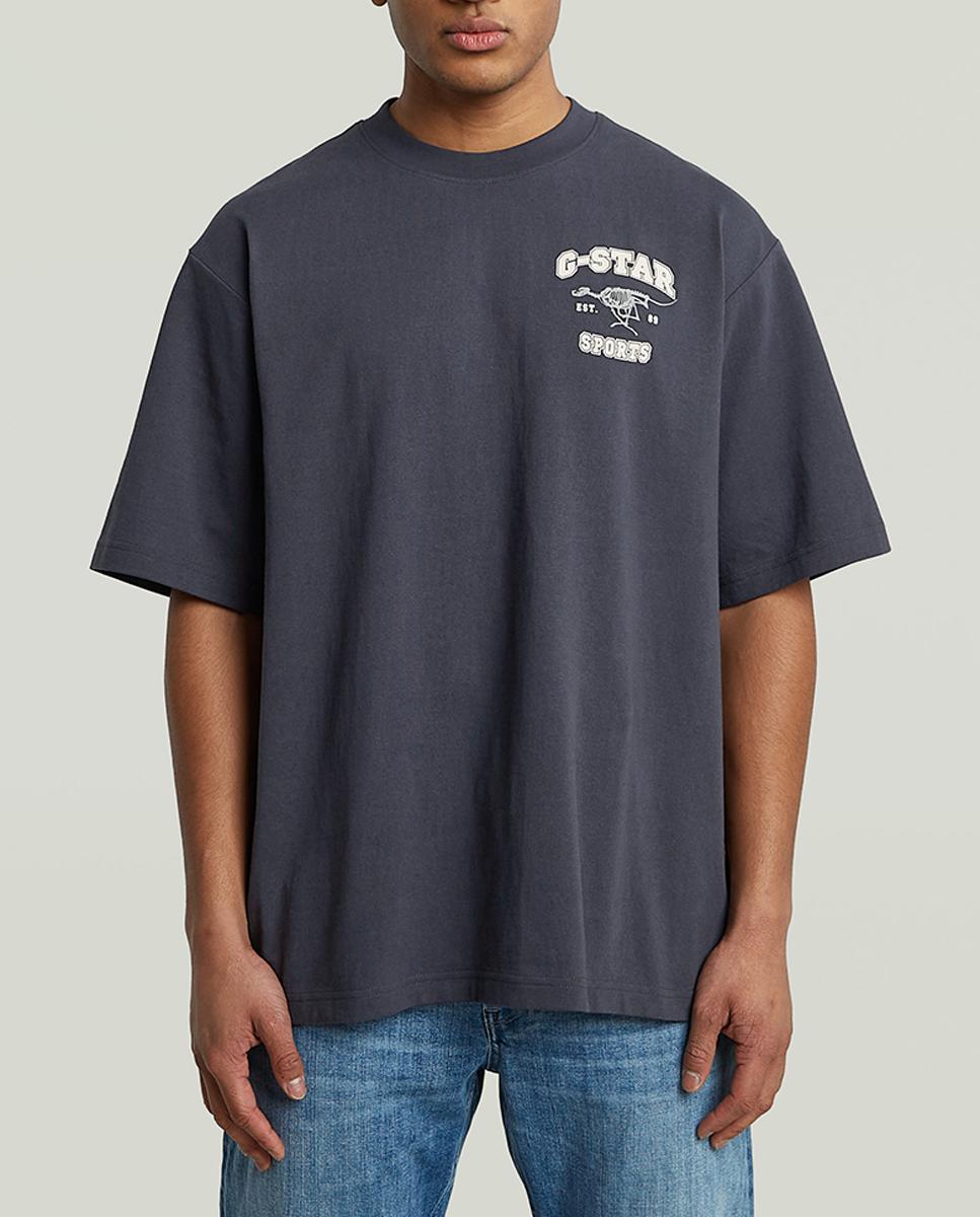 Imagen 0 de Camiseta Boxy de hombre con gráfico