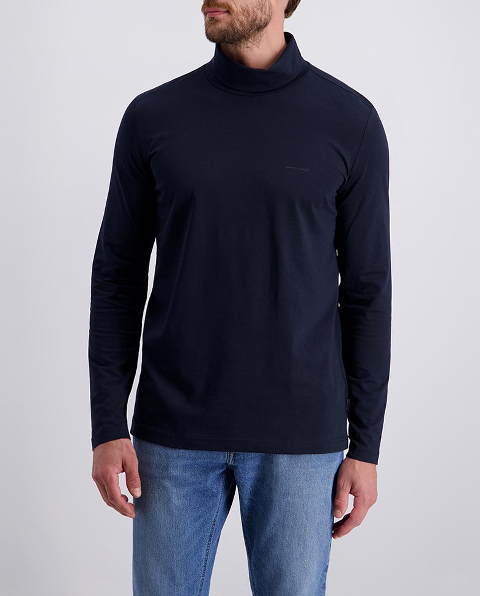 Imagen 0 de Camiseta cuello vuelto de hombre M/L negro