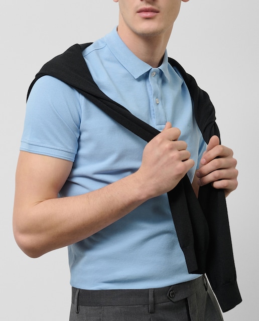 Imagen 0 de Polo piqué tintado de hombre manga corta