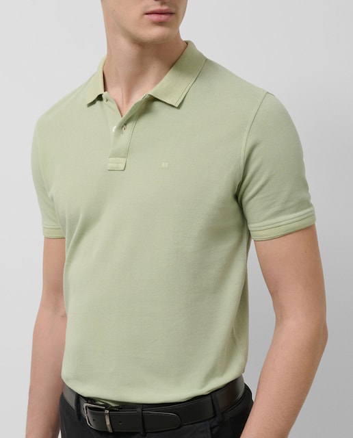 Imagen 0 de Polo piqué tintado de hombre manga corta