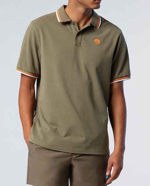 Imagen 0 de Polo de hombre en algodón orgánico manga corta