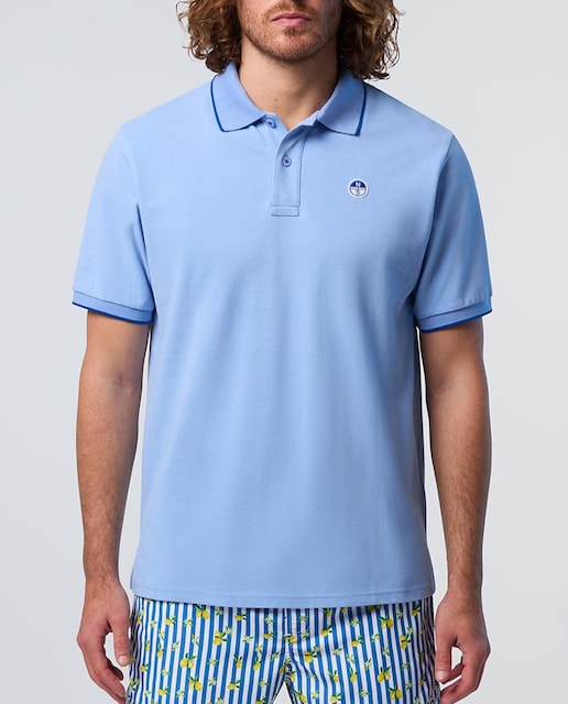 Imagen 0 de Polo de hombre algodón orgánico manga corta