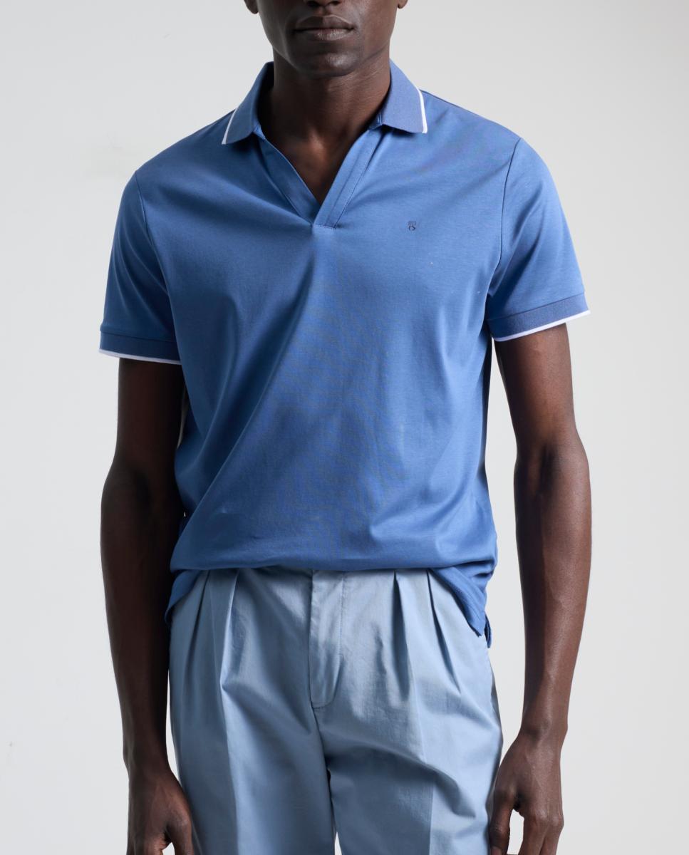 Imagen 0 de Polo jersey cuello pico