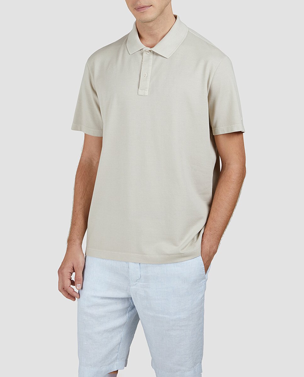 Imagen 0 de Polo de hombre de tallas grandes manga corta piqué liso