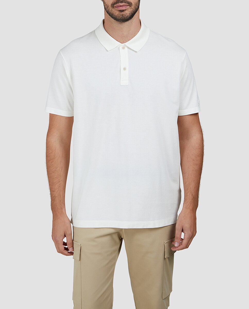 Imagen 0 de Polo de hombre manga corta liso botones