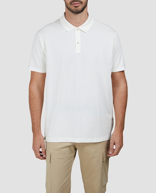 Imagen 0 de Polo de hombre manga corta liso botones