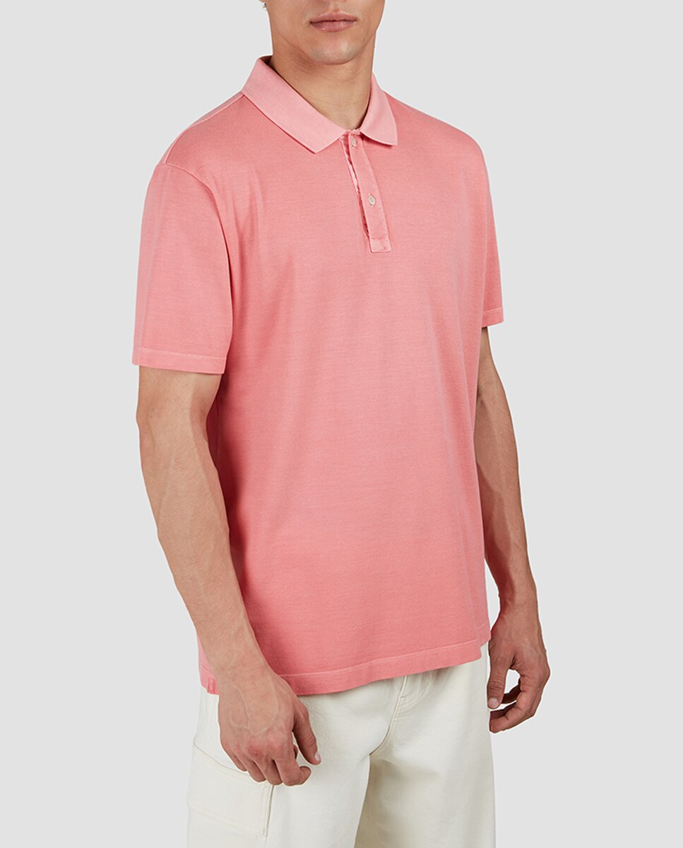 Imagen 0 de Polo de hombre manga corta liso botones