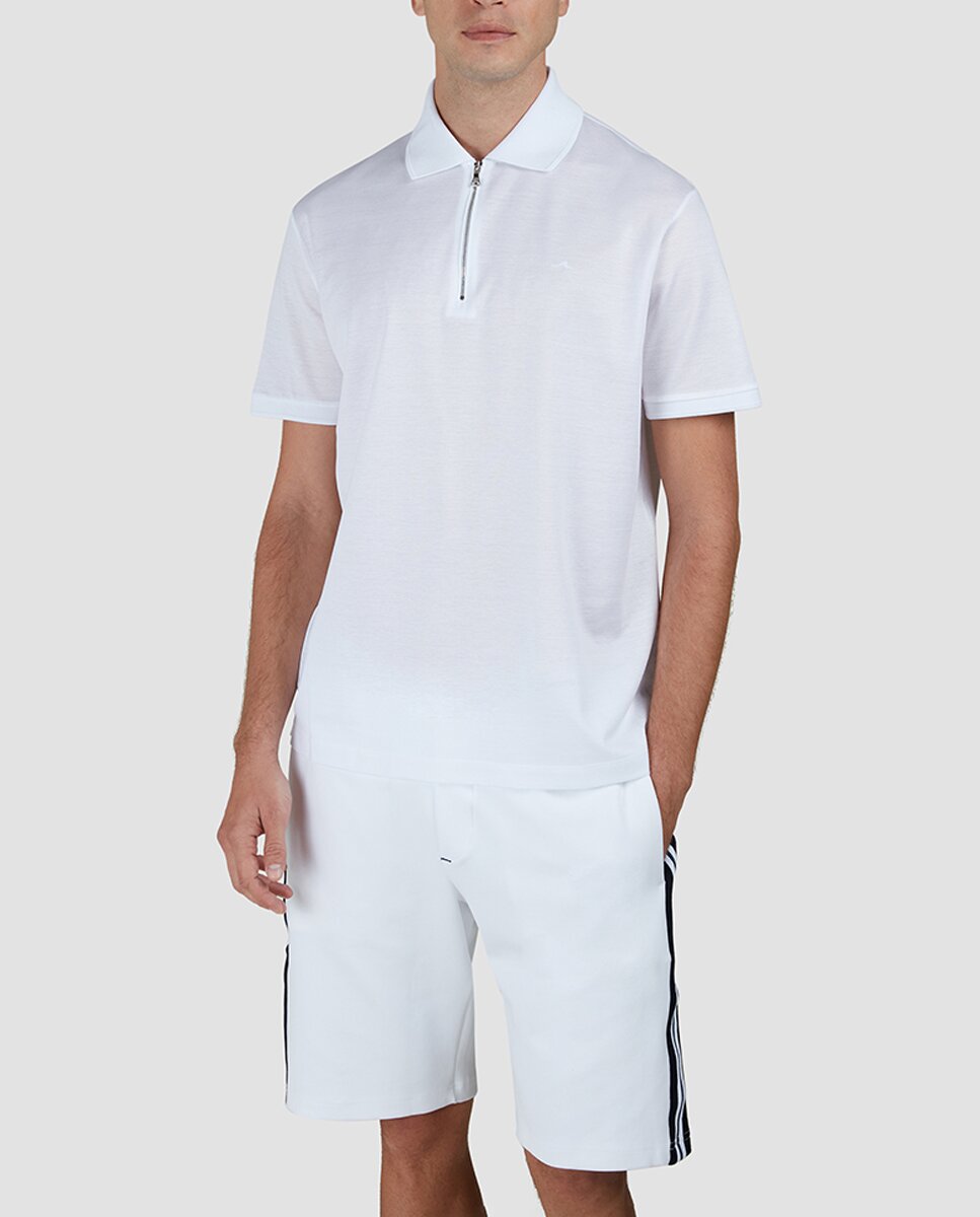 Imagen 0 de Polo de hombre manga corta liso piqué