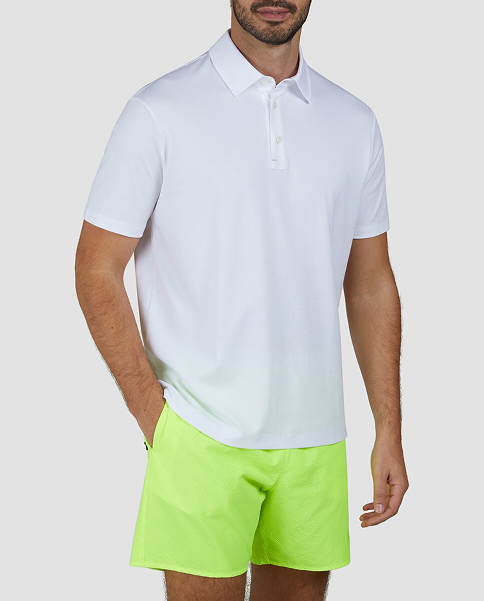 Imagen 0 de Polo de hombre de tallas grandes manga corta, liso mercerizado