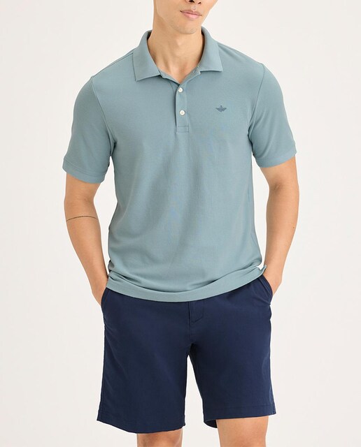 Imagen 0 de Polo de hombre de manga corta, slim fit.