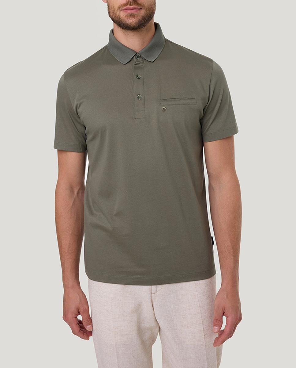 Imagen 0 de Polo de hombre en algodón mercerizado liso