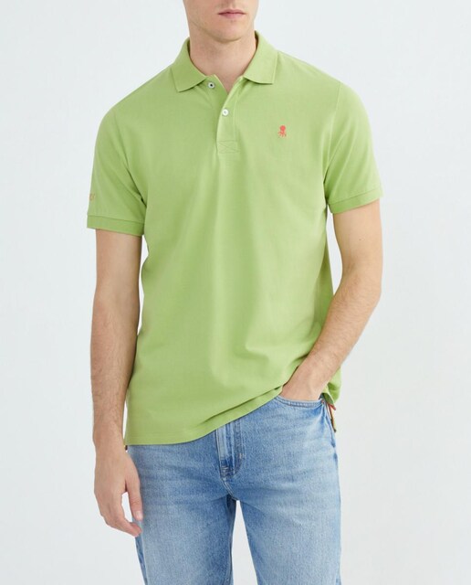 Imagen 0 de Polo piqué hombre de manga corta liso