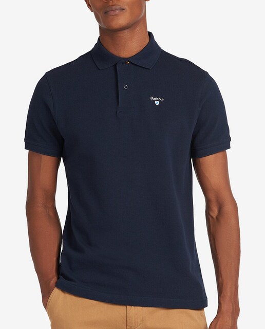 Imagen 0 de Polo de hombre de manga corta deportivo y entallado