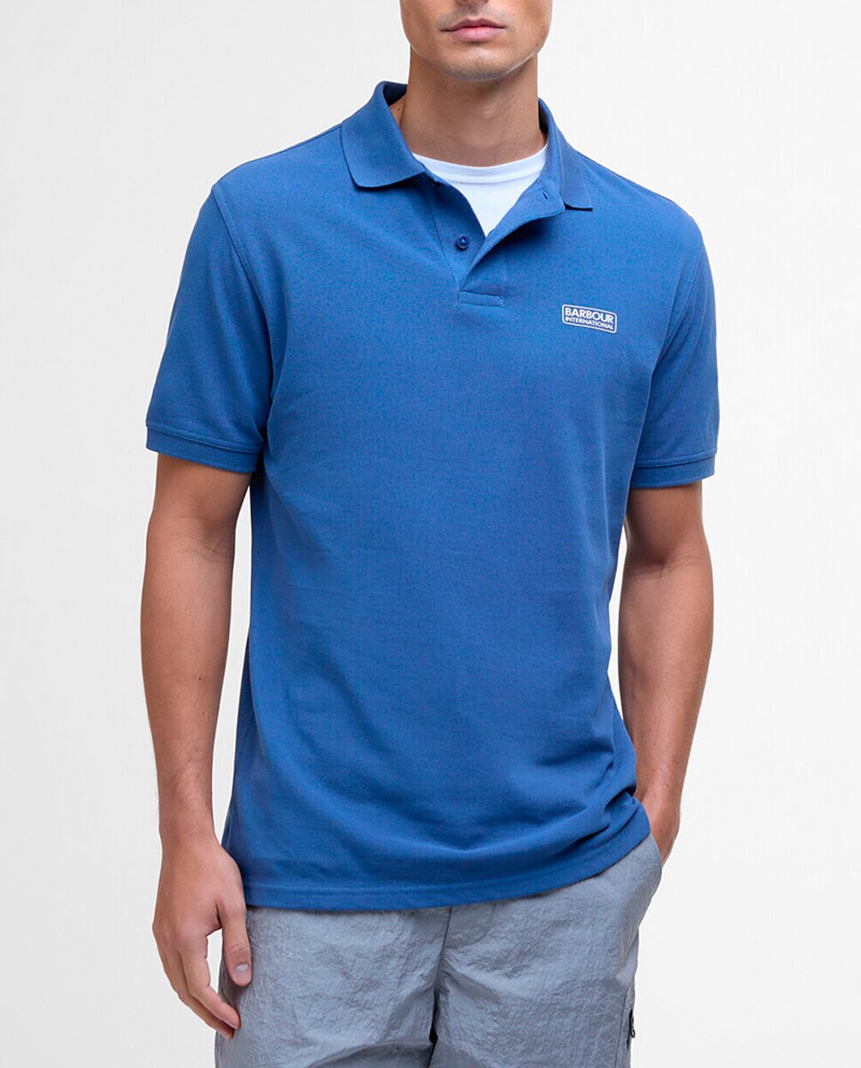 Imagen 0 de Polo de hombre básico de piqué con logo pecho