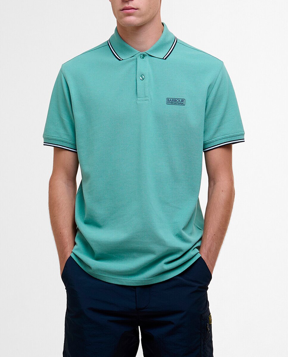 Imagen 0 de Polo de hombre básico de piqué con logo pecho