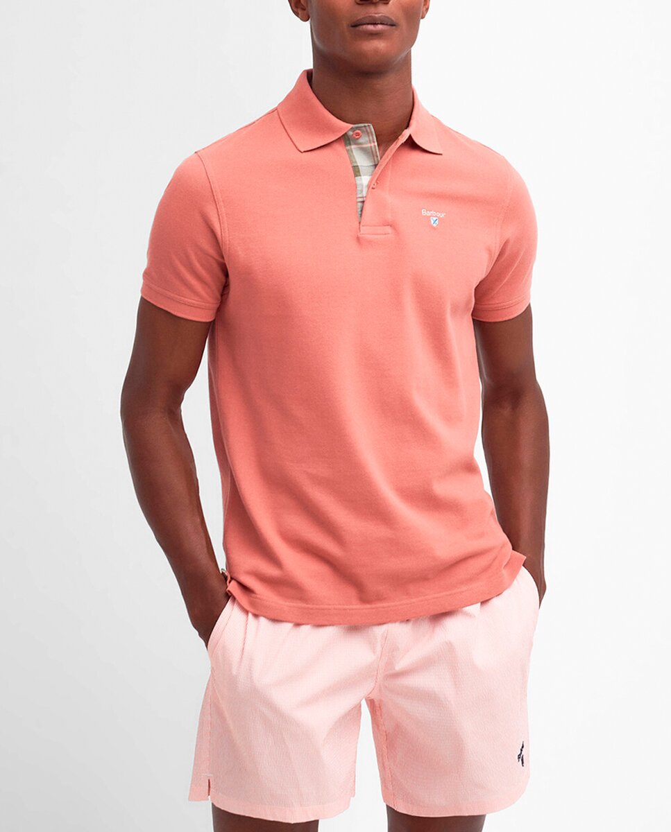 Imagen 0 de Polo de hombre de manga corta y de piqué
