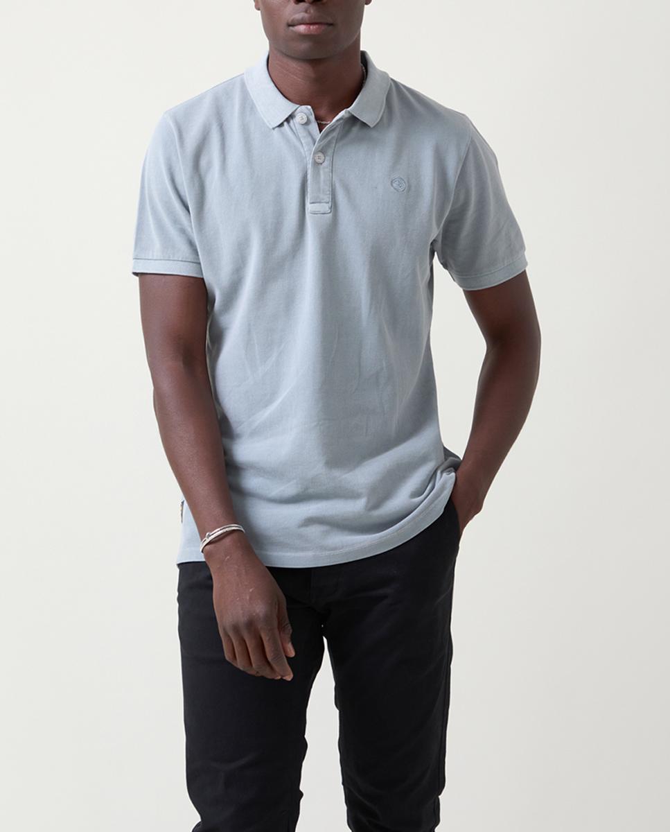 Imagen 0 de Polo de hombre liso con logo al tono