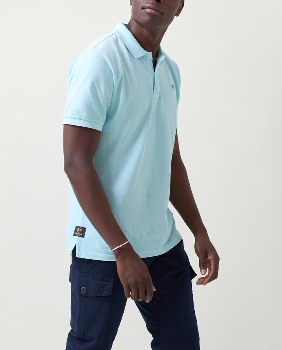 Imagen 0 de Polo de hombre liso con logo al tono