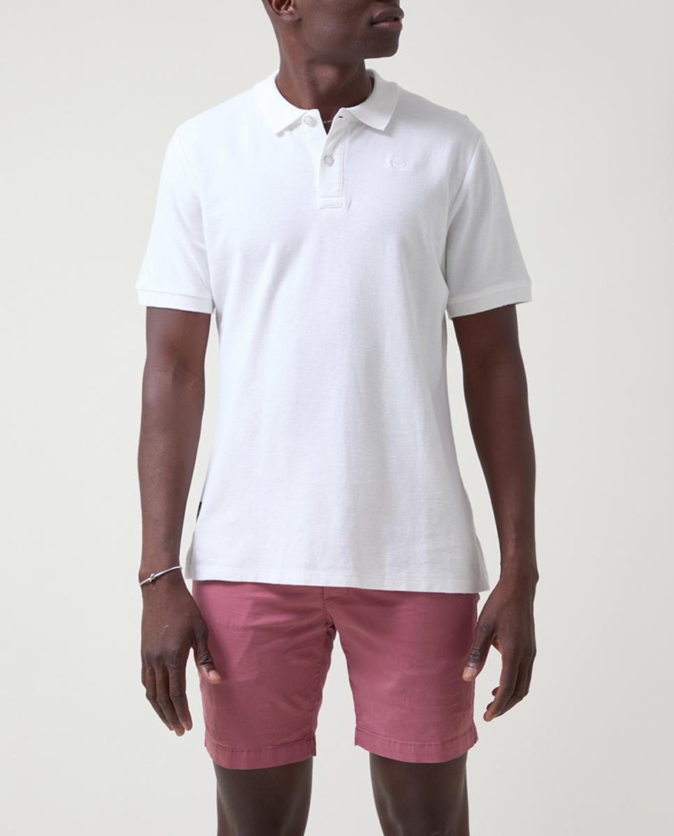 Imagen 0 de Polo de hombre liso con logo al tono