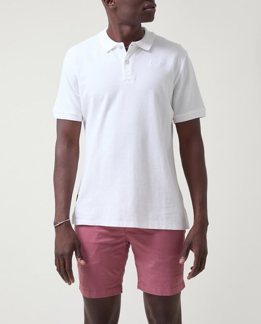 Imagen 0 de Polo de hombre liso con logo al tono