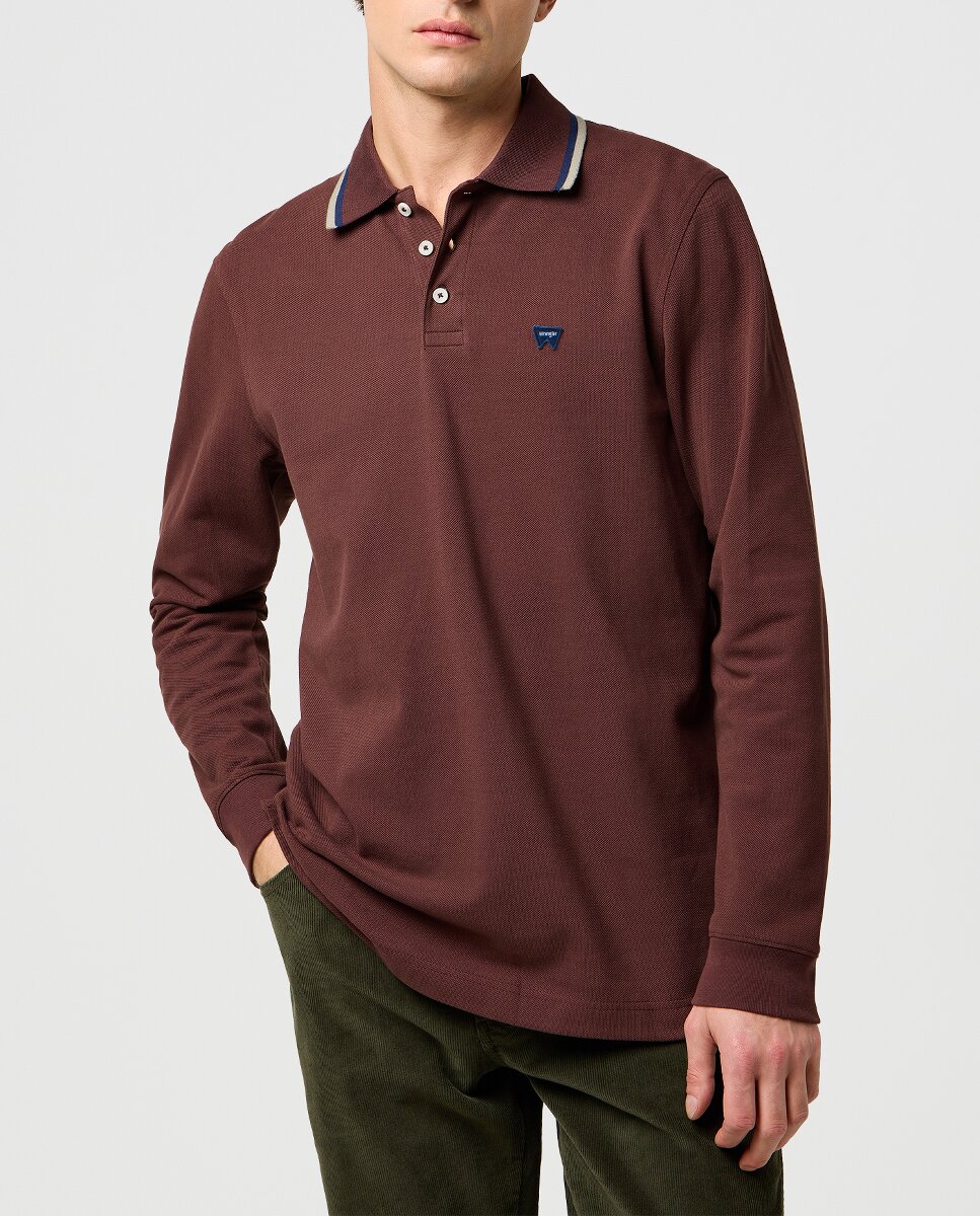 Imagen 0 de Polo de manga larga de hombre