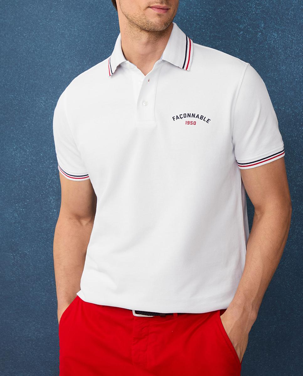 Imagen 0 de Polo de hombre manga corta estampado espalda