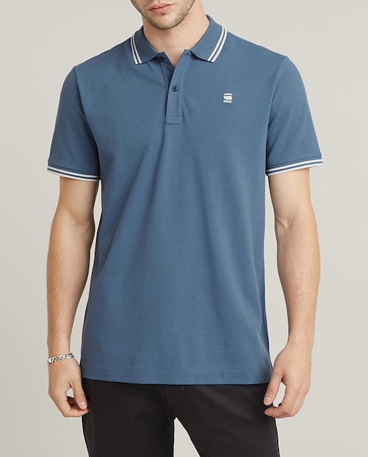 Imagen 0 de Polo Dunda de hombre con algodón orgánico slim manga corta
