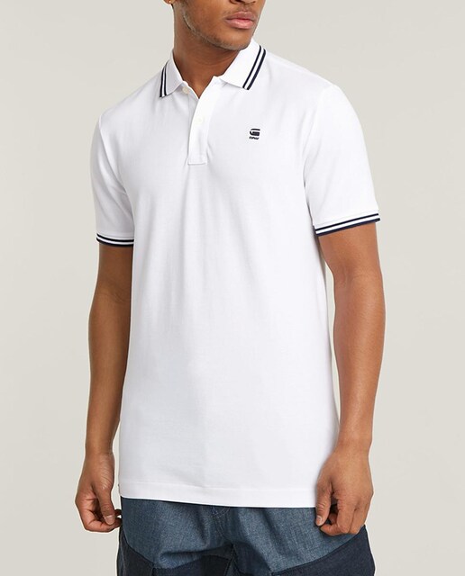 Imagen 0 de Polo Dunda de hombre con algodón orgánico slim manga corta