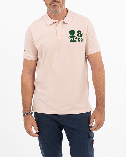 Imagen 0 de Polo piqué de hombre con logo