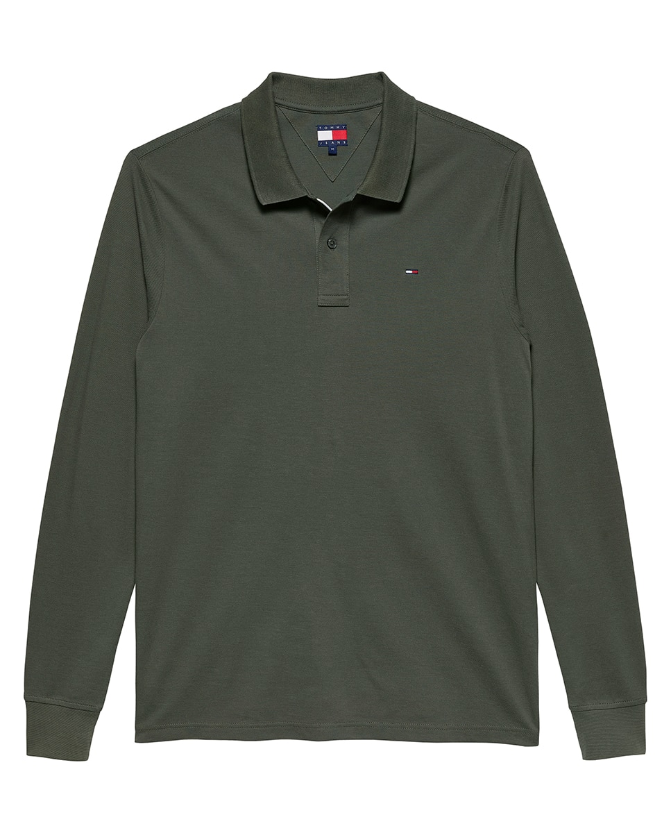 Imagen 0 de Polo de hombre slim fit manga larga