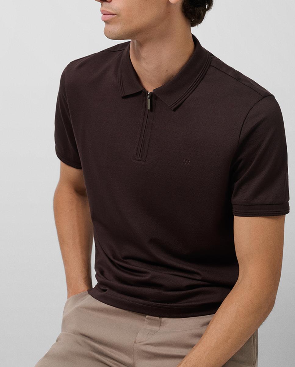 Imagen 0 de Polo de hombre manga corta textura