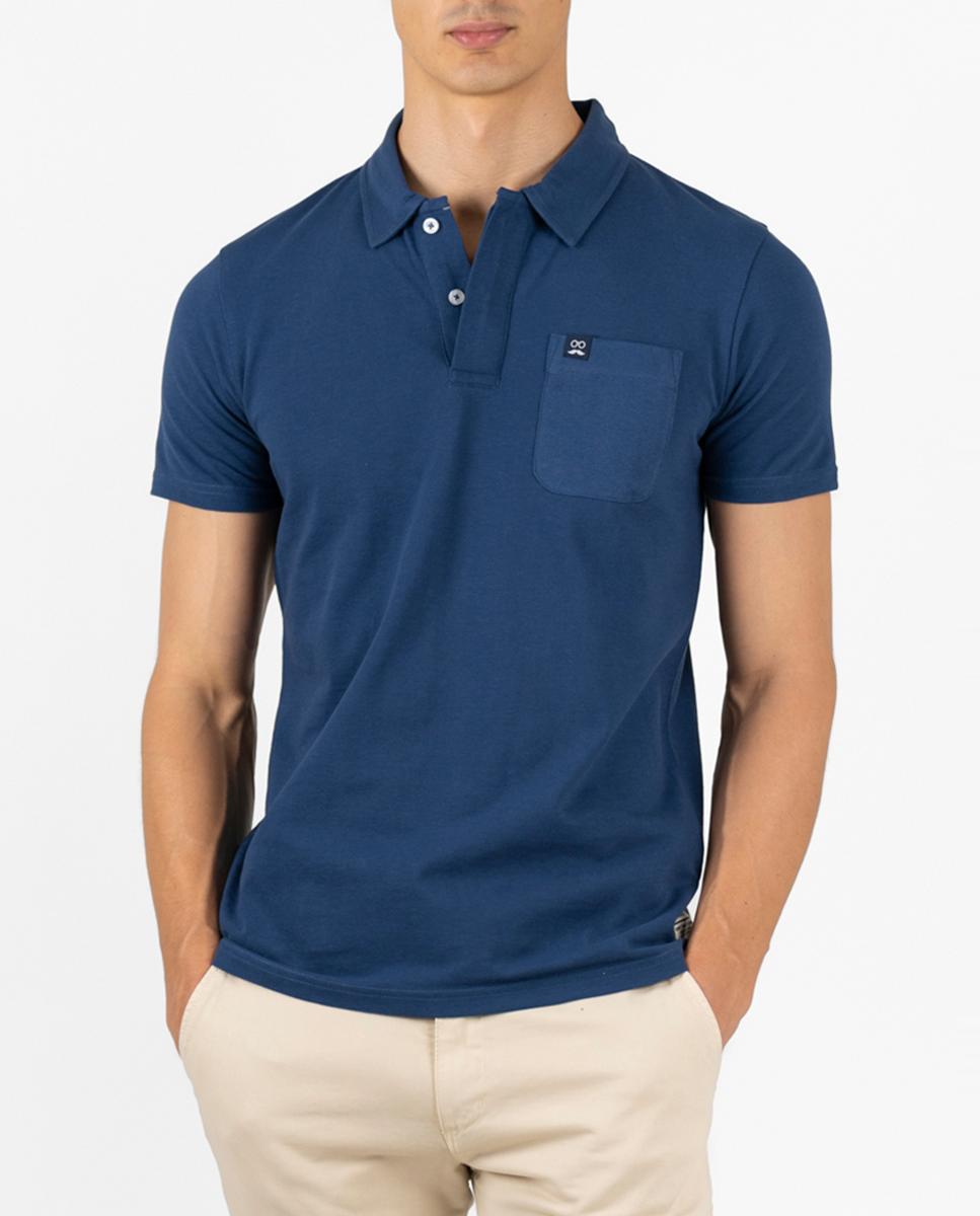 Imagen 0 de Polo clásico de hombre con efecto lavado