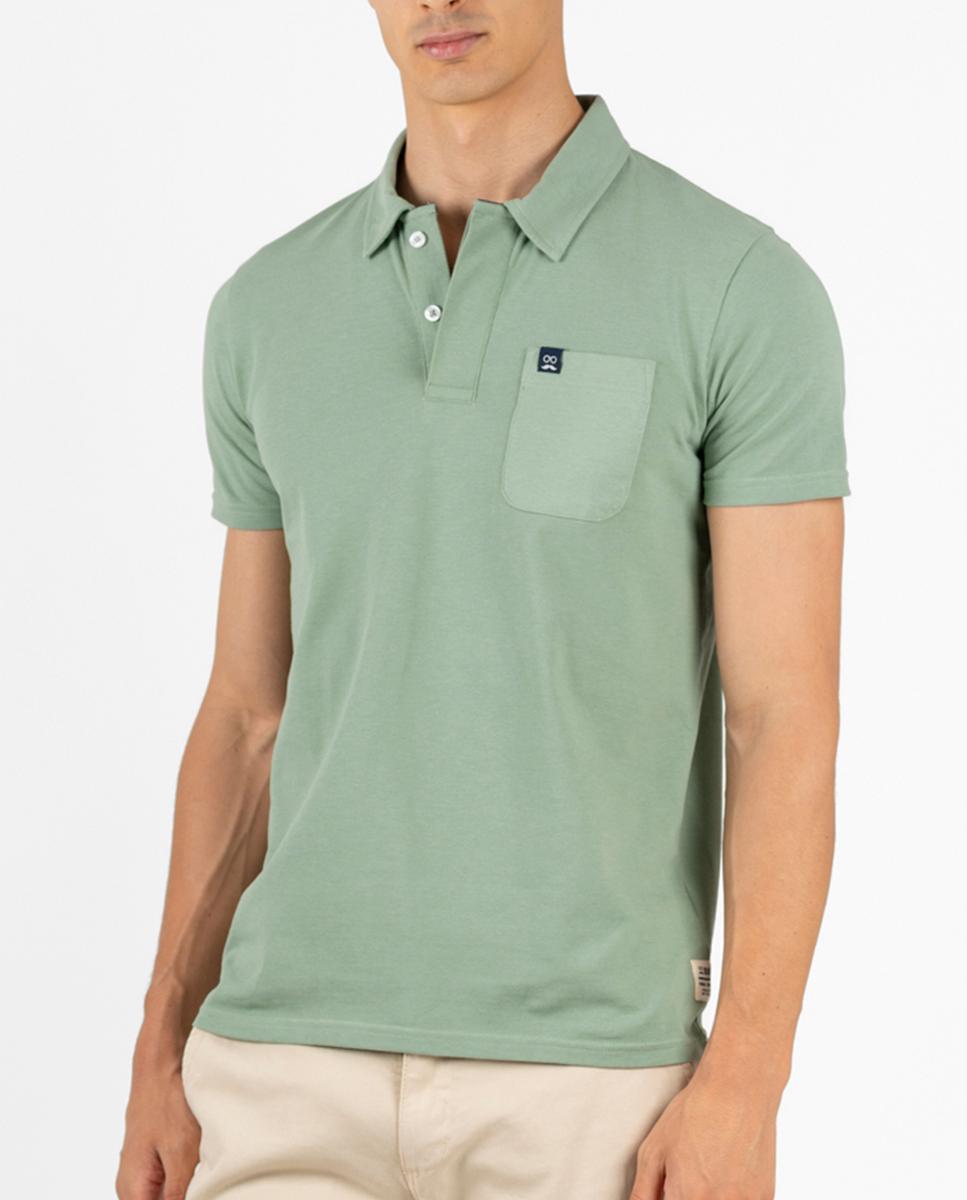 Imagen 0 de Polo clásico de hombre con efecto lavado