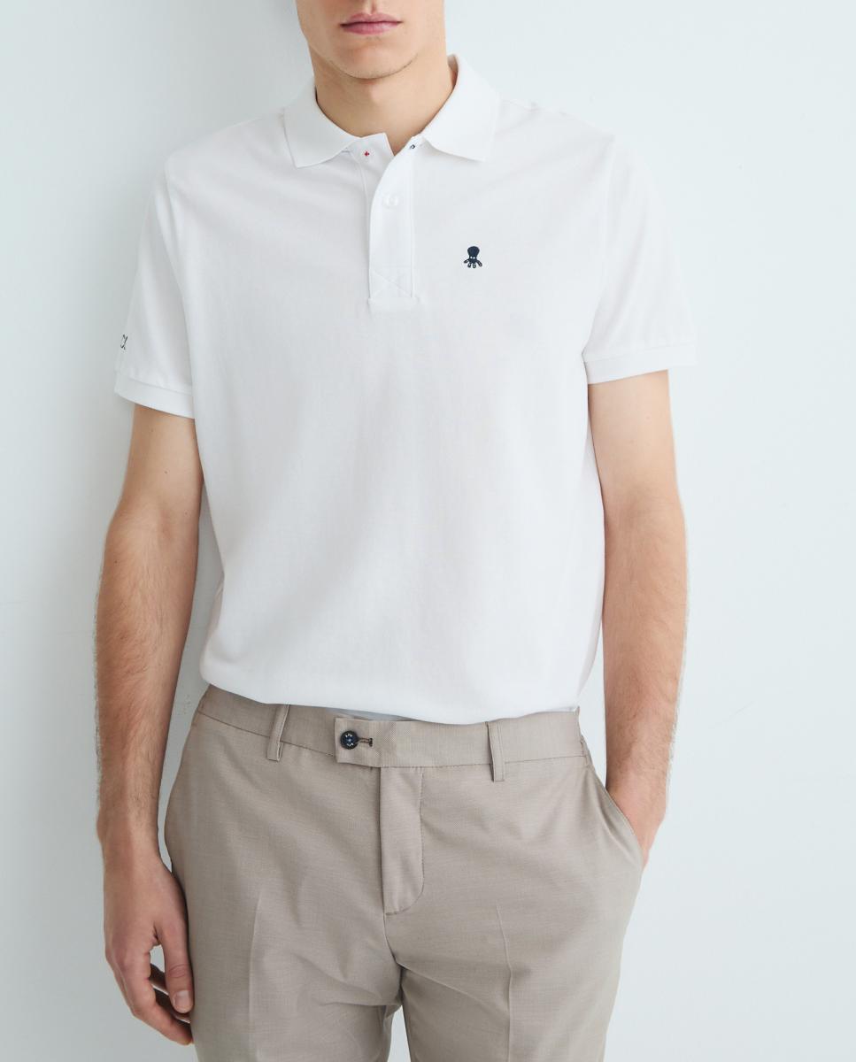 Imagen 0 de Polo piqué hombre de manga corta liso