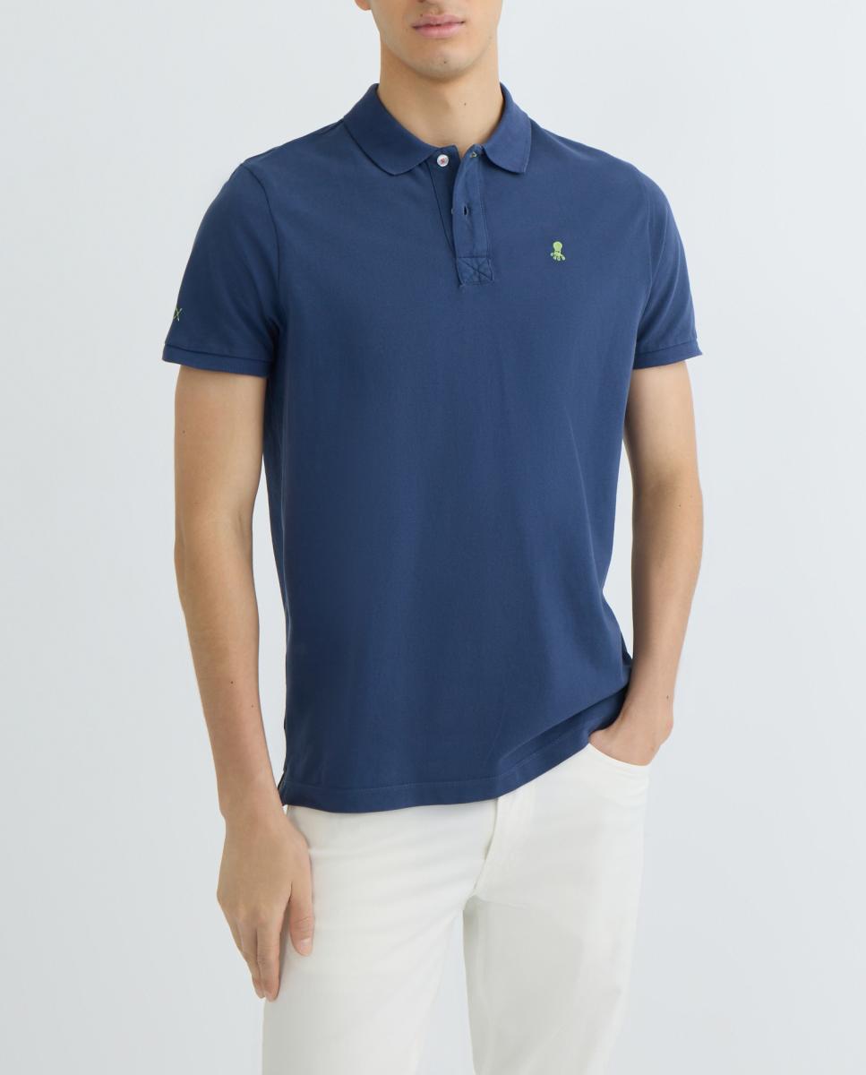 Imagen 0 de Polo piqué hombre de manga corta liso