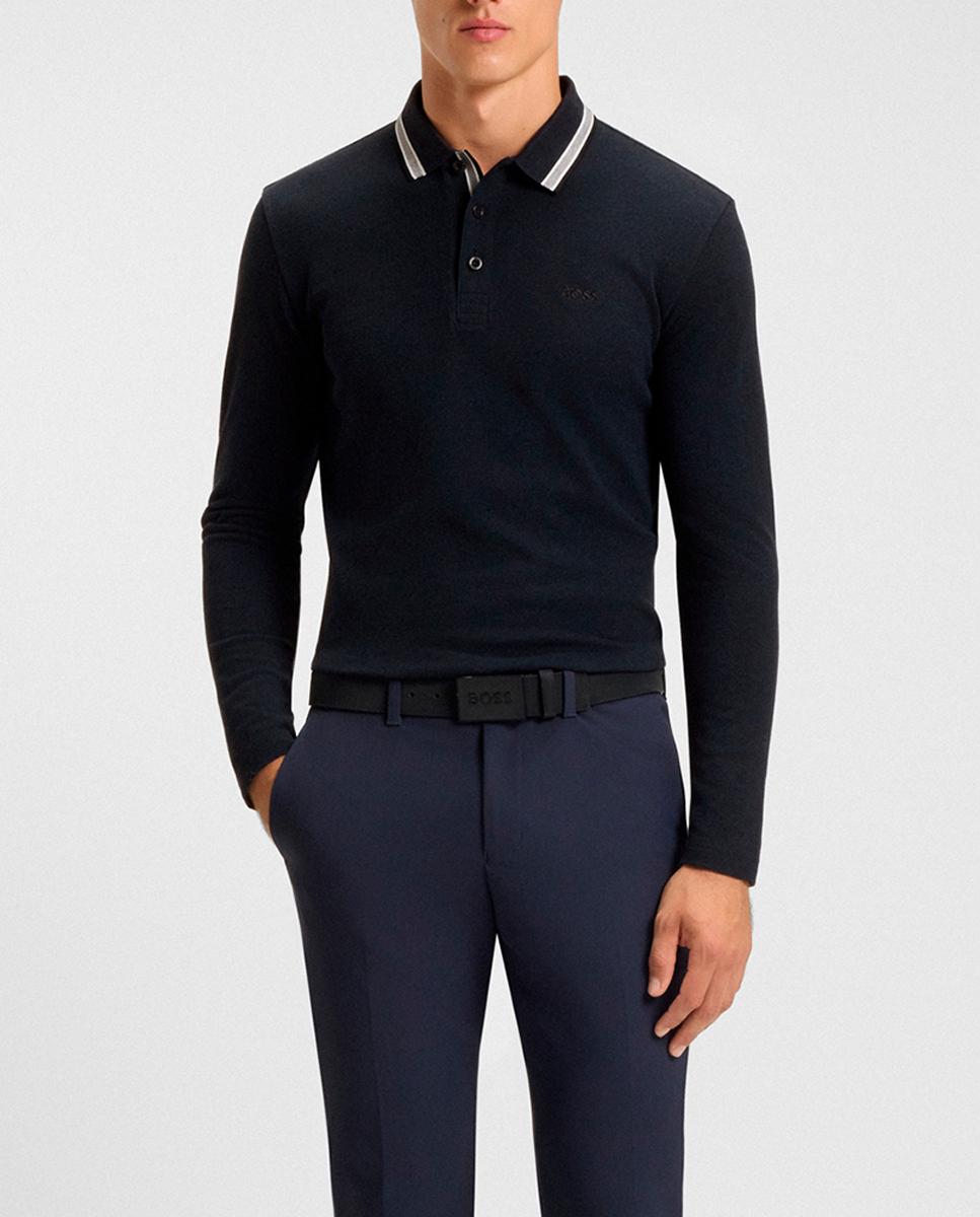 Imagen 0 de Polo de manga larga de hombre tallas grandes
