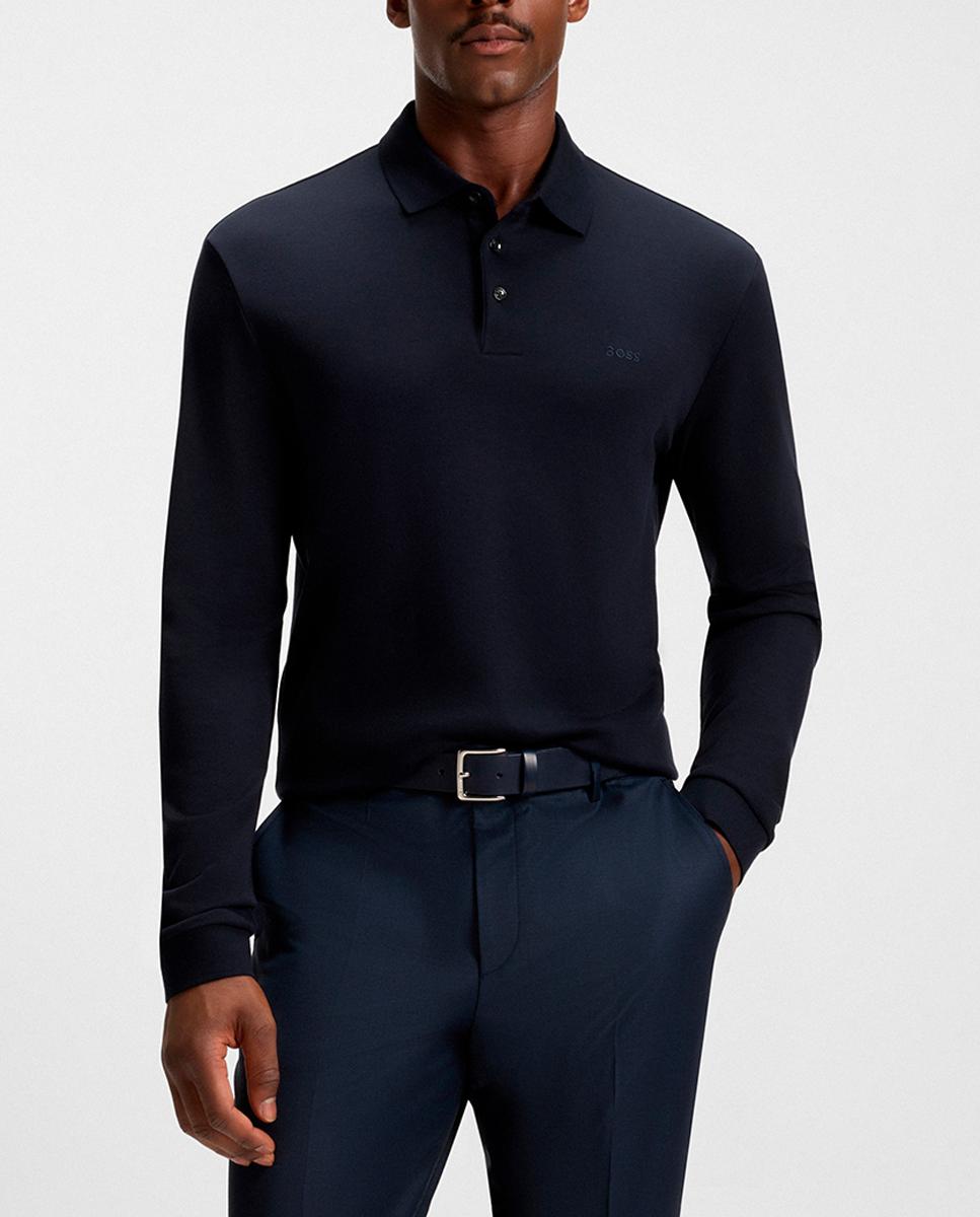 Imagen 0 de Polo de hombre manga larga tallas grandes.