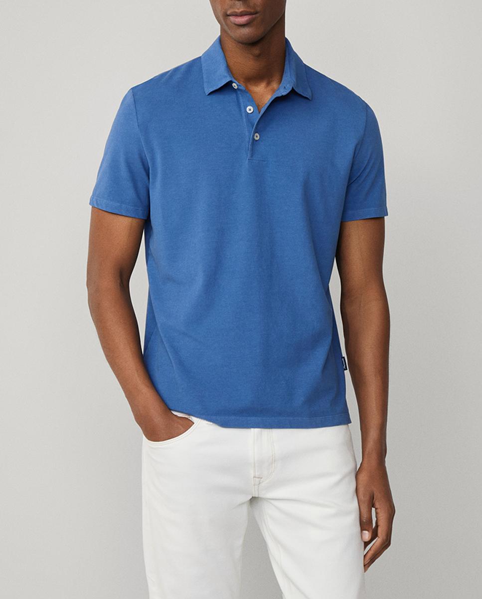Imagen 0 de Polo de hombre manga corta liso interlock