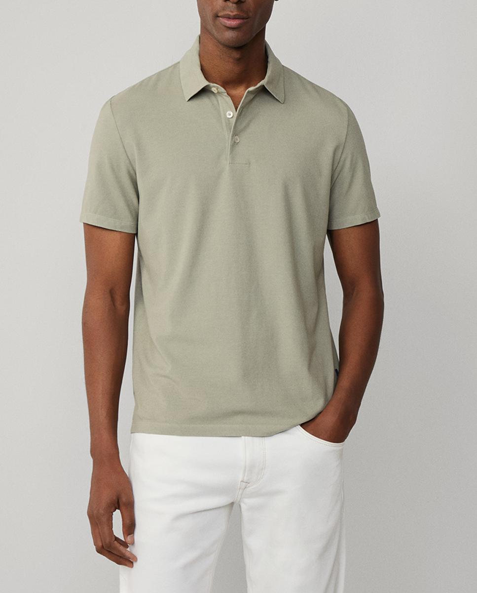 Imagen 0 de Polo de hombre manga corta liso interlock