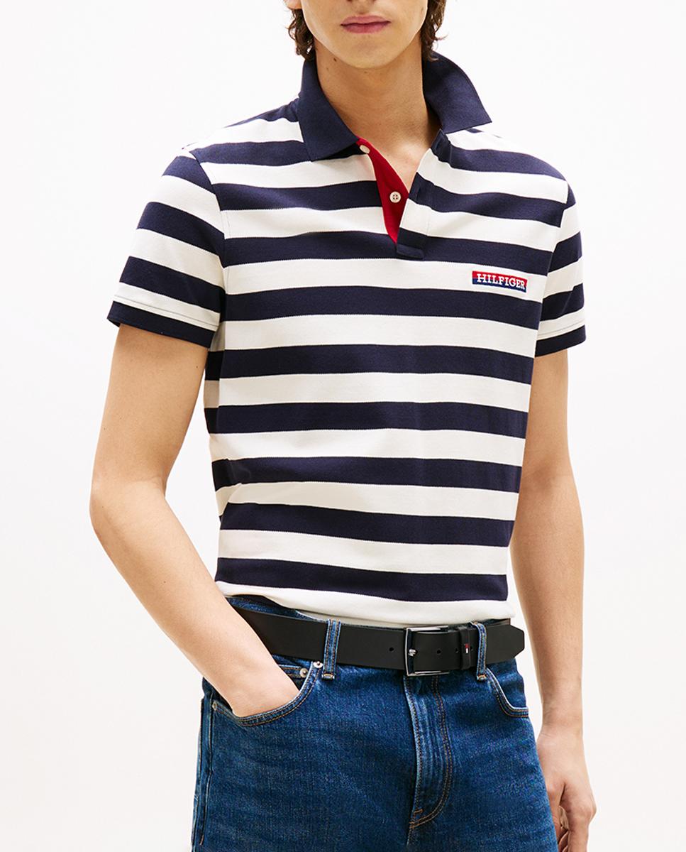 Imagen 0 de Polo de caballero estampado de manga corta