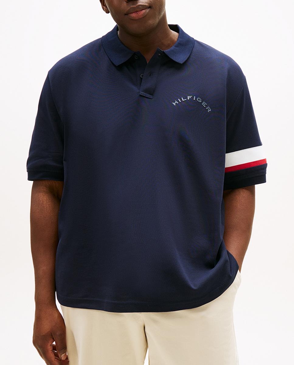 Imagen 0 de Polo de hombre de manga corta y fit regular tallas grandes
