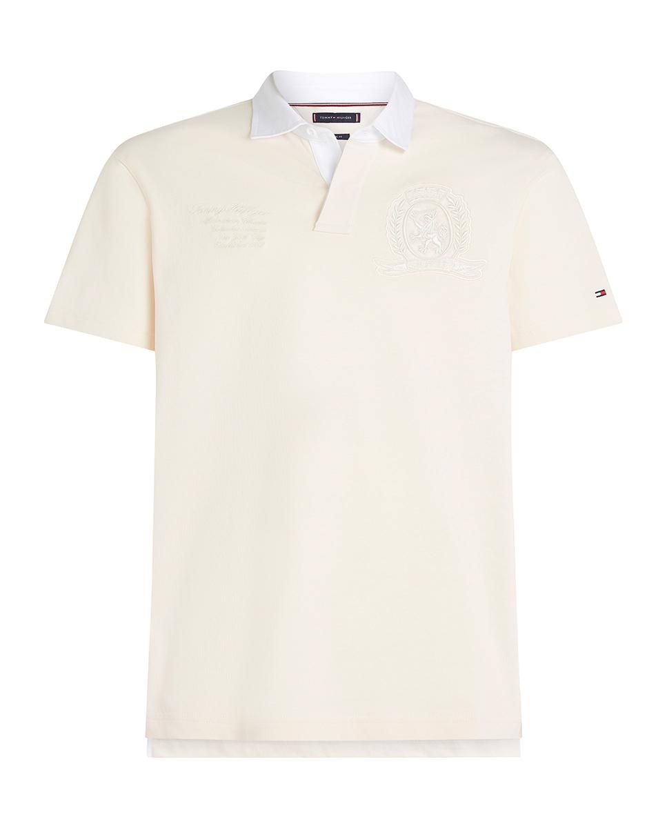 Imagen 0 de Polo de hombre estilo rugby manga corta tallas grandes