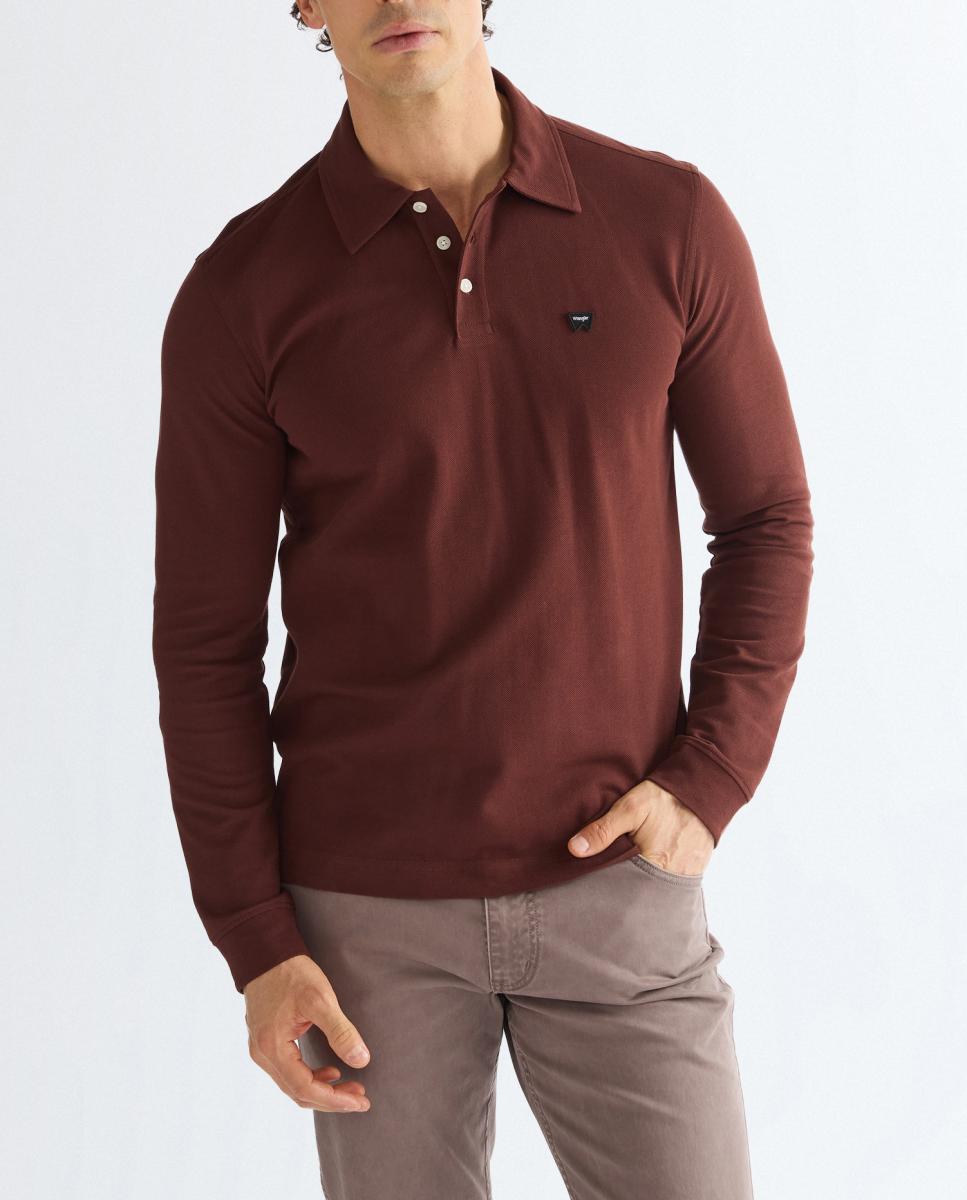 Imagen 0 de Polo de manga larga de hombre
