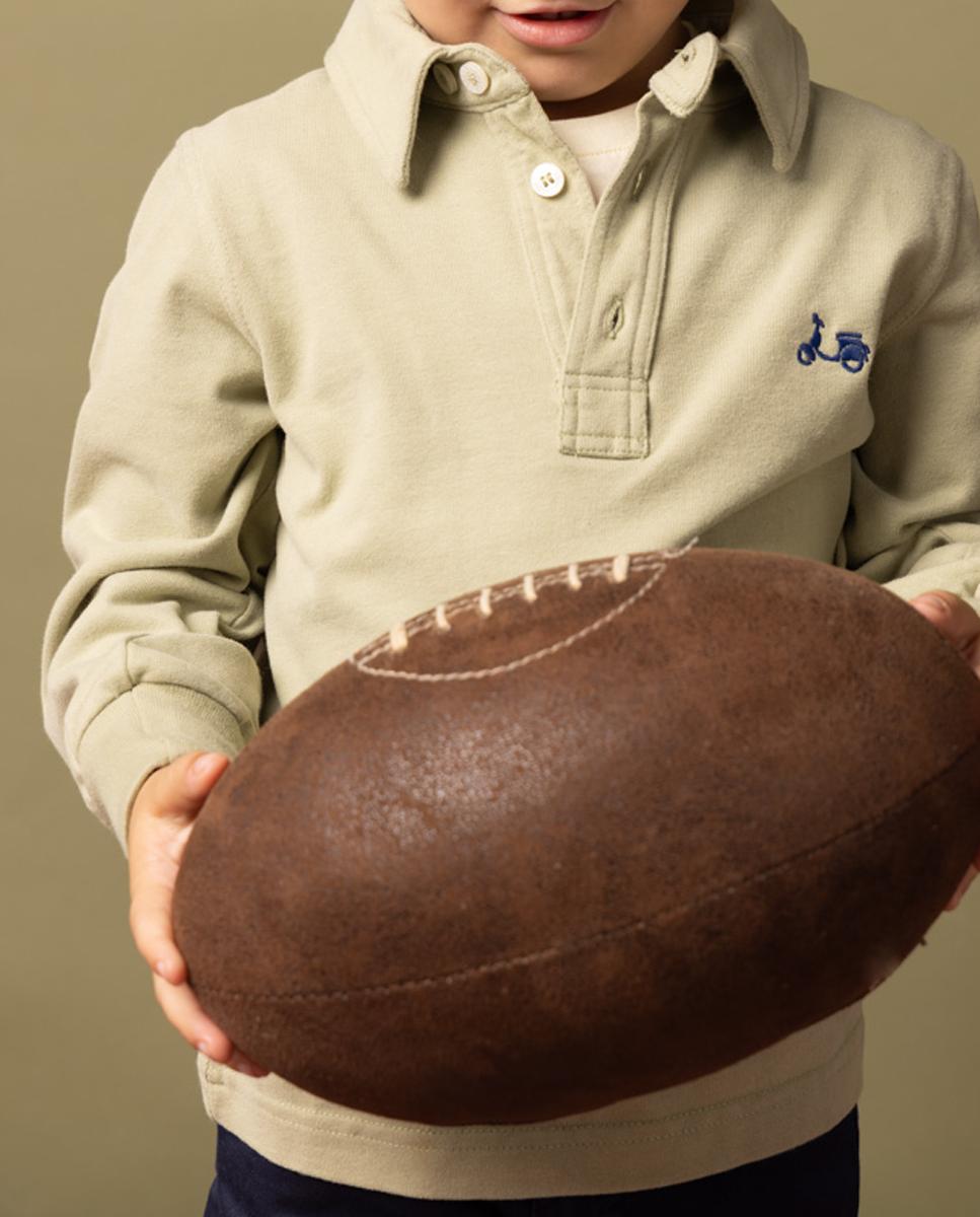 Imagen 0 de Polo niño rugby flag khaki
