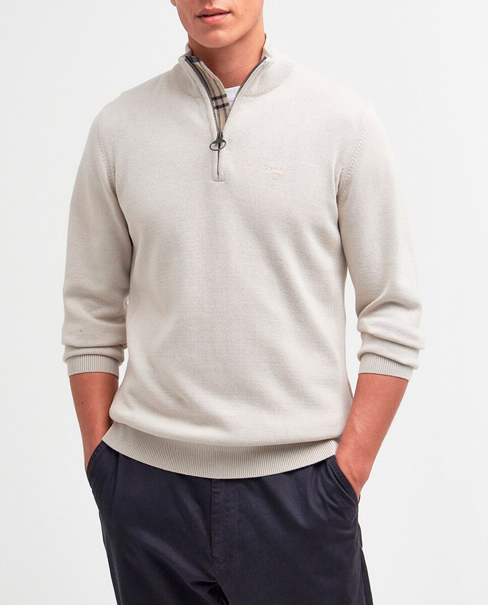 Imagen 0 de Jersey de hombre manga larga y cuello cremallera