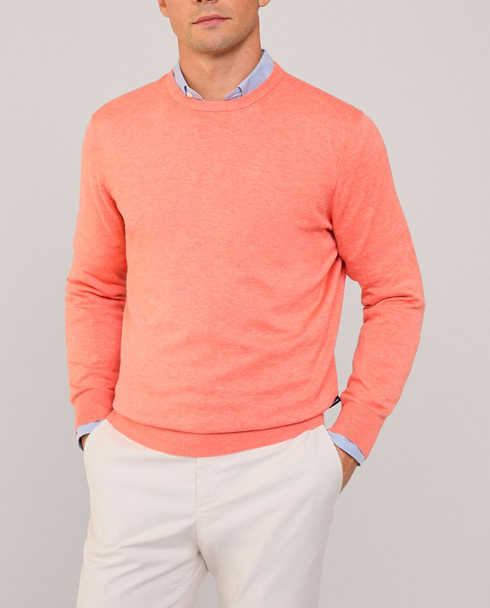 Imagen 0 de Jersey de hombre liso de cuello redondo
