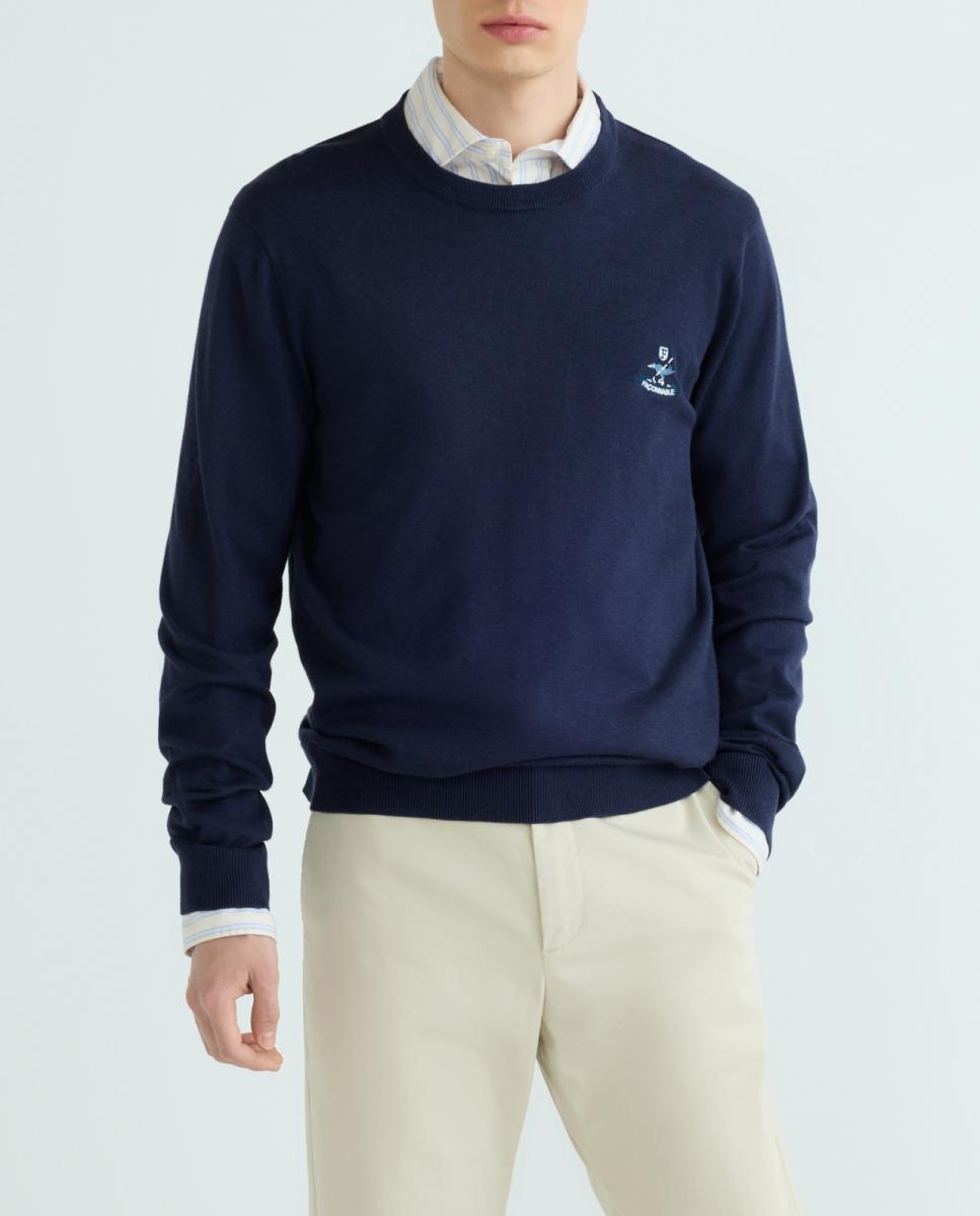 Imagen 0 de Jersey de hombre cuello redondo liso logo birdie