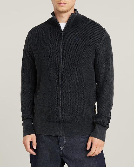Imagen 0 de Cárdigan Serrated Full Zip Knitted de hombre